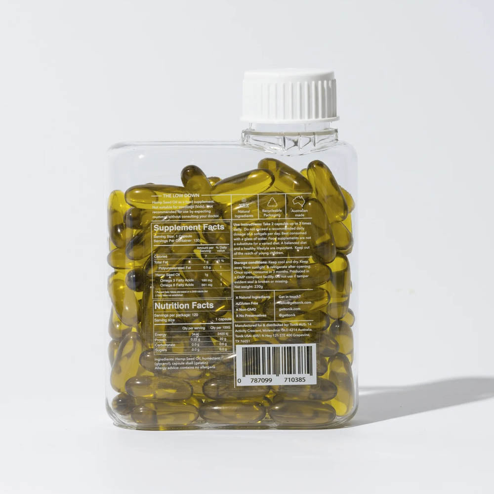 Tonik No.4 Hemp Seed Oil Capsules